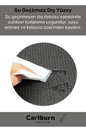 Özel Konfor Modeli Çift Taraflı Kaymaz Silinebilir Antibakteriyel Yoga Meditasyon Minderi 6,5mm Mat