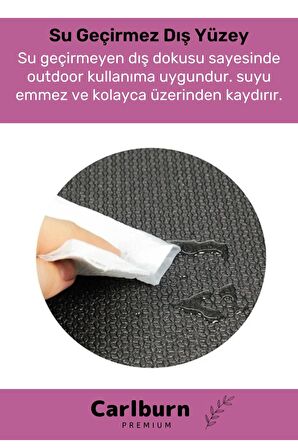 Özel Konfor Modeli Çift Taraflı Kaymaz Silinebilir Antibakteriyel Yoga Meditasyon Minderi 10mm Mat