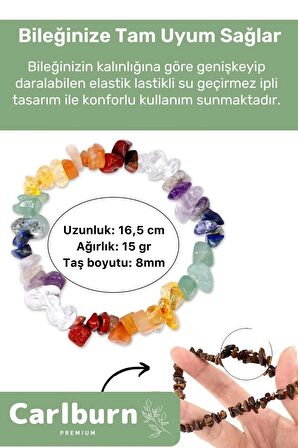 Premium Başak Burcu Enerjisini Yükselten Doğal Taş Bileklik Başak Burçları Burç Unisex Bileklik