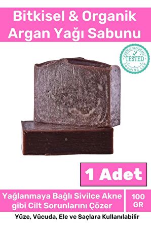 Özel Bitkisel %100 Doğal Organik Güzel Kokulu El Yüz Saç Orijinal Argan Yağı Sabunu