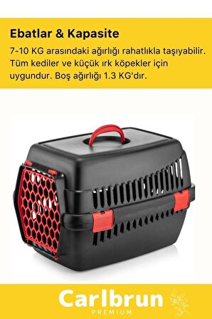 Premium Serisi Güvenli & Konforlu Köpek Kedi Taşıma Sepeti Sağlam Pet Kutusu Seyahat Kafesi Çantası