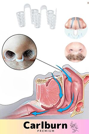 Premium Horlama Azaltıcı Nefes Alıp Verme Rahatlatıcı Uyku Önleyici Burun Delik Aparatı 4'lü Set