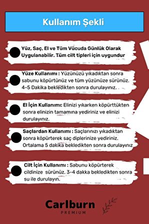 Özel %100 Doğal Organik Güzel Kokulu El Yüz Saç Vücut Cilt Orijinal 3'lü Nar Sabunu