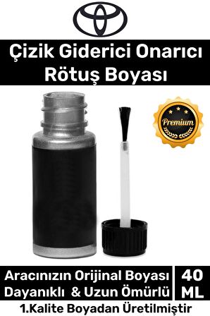 Özel Üretim Suya Dayanıklı Toyota Marka Uyumlu Çizik Taş Izi Giderici Onarıcı 40ml Oto Rötuş Boyası