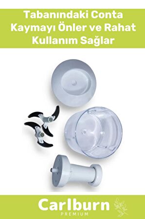 Özel Üretim Paslanmaz Bıçaklı Taşınabilir Basmalı El Rondosu Blender Sebze Meyve Soğan Doğrayıcı