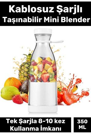 Özel Seri Su Geçirmez Tasarım Kablosuz Şarjlı Dayanıklı Kamp Spor Piknik Taşınabilir Mini Blender