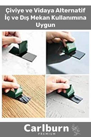 Süper Güçlü İz Bırakmayan Elastik Yapılı Çift Taraflı 48mm - 10 Metre Akrilik Köpük Bant - 3 Adet