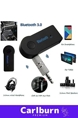 Özel Seri 4 Saat Bataryalı Şarjlı Uyku Modlu Enerji Tasaruflu Bluetooth Aux Müzik Alıcısı Araç Kiti