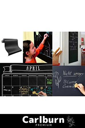 Özel Üretim Büyük Boy Kendinden Yapışkanlı Yaz Sil Rulo Yapışkanlı Kara Tahta Sticker Blackboard