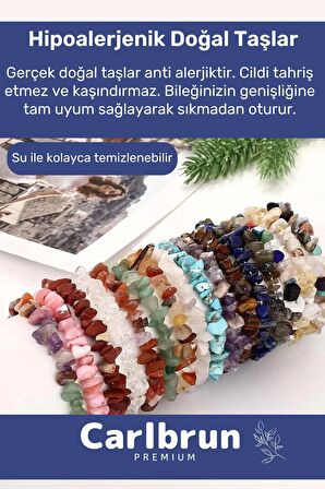 Premium Terazi Burcu Enerjisini Yükselten Doğal Taş Bileklik Terazi Burçları Burç Unisex Bileklik