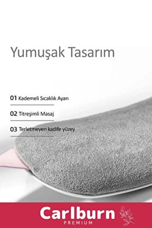 Premium Seri Titreşimli Taşınabilir Sıcak Tutan Regl Ağrıları Dijital Özel Gün Adet Bel Kemeri