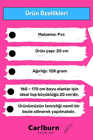 Profesyonel Seri Dayanıklı Yüksek Kalite Mini Gymball 20cm Pembe Pilates Topu Şişirme Pompa Hediyeli