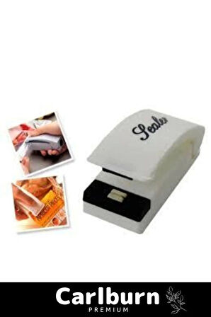 Premium Seri Pilli Yiyecekleri Taze Tutan Pratik Ağzı Açık Poşet Kapatıcı Handy Sealer