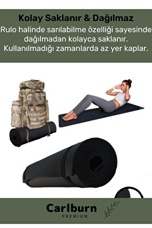 Özel Su Geçirmez 182x60cm Hafif Pratik Dayanıklı Isı Yalıtım 12mm Kalınlık Köpük Askeri Haki Mat