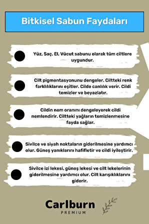 Özel Üretim %100 Doğal Güzel Kokulu El Yüz Saç Vücut Cilt Orijinal Sığla Sabunu - 3 Adet