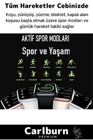 Su Geçirmez 45mm T700s Simli Watch 7 Ios Android Sağlık Sensörlü Bluetooth Aramalı Alarm Akıllı Saat