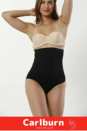 Yüksek Bel Karın Toparlayıcı Kaymaz İz Göstermeyen Sıkılaştırıcı Kadın Slip String Tanga Korse