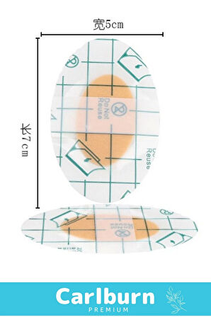 Özel Üretim Güvenli Su Kaçırmaz Yumuşak Bebek Banyo Kulak Koruyucu Şeffaf Bant 10 Adet