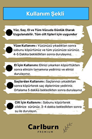 %100 Doğal Güzel Kokulu El Yüz Saç Vücut Cilt Orijinal Bitkisel Siirt Bıttım Sabunu 120G - 2 Adet