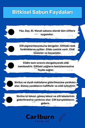 Lüks %100 Doğal Güzel Kokulu El Yüz Saç Vücut Cilt Orijinal Bitkisel Kekik Sabunu 120G - 1 Adet