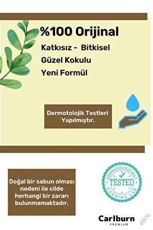 %100 Doğal Güzel Kokulu El Yüz Saç Vücut Cilt Orijinal Bitkisel Saf Çörek Otu Sabunu 120G - 2 Adet