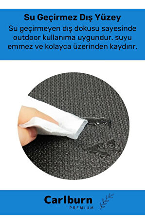 Taşıma Askılı Su Geçirmez Konforlu Kalın Rahat Çift Taraflı Çadır Uyku Yer Minderi 10mm Kamp Matı