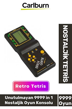 Özel Üretim Retro Oyuncak Atari Pilli El Atarisi Unutulmayan 9999 in 1 Nostaljik Oyun Konsolu Tetris