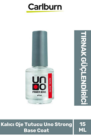 Tırnak Güçlendirici Elastik 48W Cihazlarda Kullanılan Kalıcı Oje Tutucu Uno Strong Base Coat 15 ml