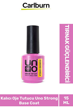 Tırnak Güçlendirici Elastik 48W Cihazlarda Kullanılan Kalıcı Oje Tutucu Uno Strong Base Coat 15 ml