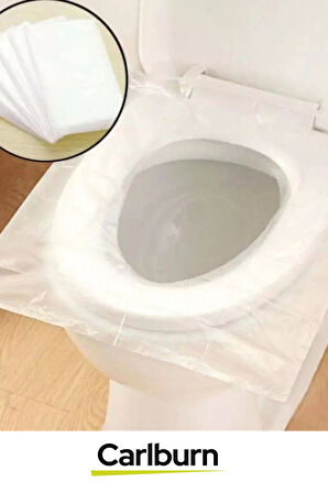 Seyahat Restaurant Avm Halka Açık Tuvalet Wc Hijyenik Tek Kullanımlık Klozet Kapağı Poşeti 50 Adet