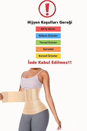 Özel Üretim Neopren Göbek İncelten Terleten Yağ Yakımına Yardımcı Sauna Etkili Termal Bel Kemeri