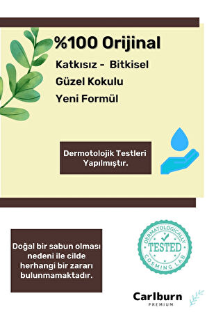 100% Doğal Güzel Kokulu El Yüz Saç Vücut Cilt Onaran Kolajen Etkili Amber Bitkisel Sabun 3 Adet