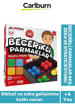 Zeka Geliştirici Oyun Eğitici Öğretici Okuma Yazma Becerikli Parmaklar Akıl Strateji Oyunu