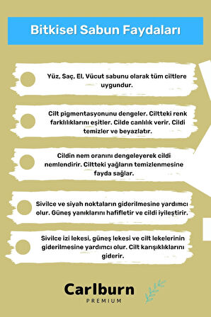 Lüks %100 Doğal Güzel Kokulu El Yüz Saç Vücut Cilt Orijinal Bitkisel Termal Kil Sabunu 100G - 2 Adet