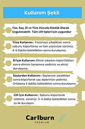 Lüks %100 Doğal Güzel Kokulu El Yüz Saç Vücut Cilt Orijinal Bitkisel Termal Kil Sabunu 100G - 2 Adet