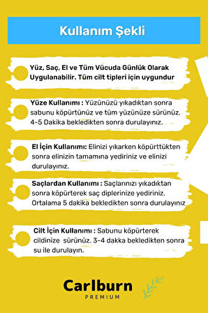 %100 Doğal Güzel Kokulu El Yüz Saç Vücut Cilt Orijinal Bitkisel Ayva Çekirdeği Sabunu 100G - 3 Adet