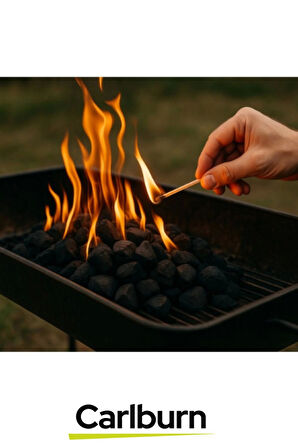 Yeni Nesil Çıra Odun Gerektirmez Çabuk Tutuşan Tek Kibritle Yüksek Isıyla Yanan Mangal Kömürü 2 KG