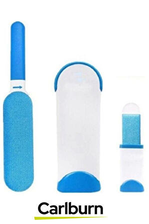 Özel Üretim Çift Taraflı Uzun Ömürlü Mobilya Halı Elbise Tişört Tüy Toz Temizleme 2'li Fırça Seti