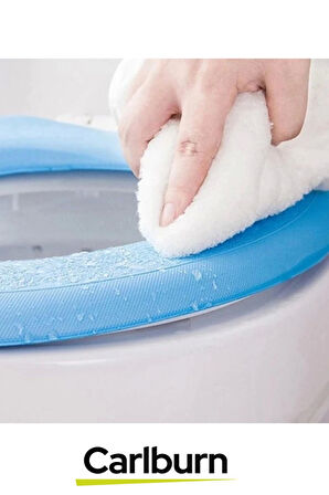 Özel Üretim Esnek Kaymaz Çıkarılabilir Yıkanabilir Yumuşak Silikon Konforlu Klozet Tuvalet Kılıfı