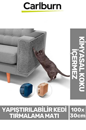 Özel Üretim Mobilya Koltuk Dayanıklı Hızlı Kuruma Yapıştırılabilir Kedi Tırmalama Matı 100x30cm