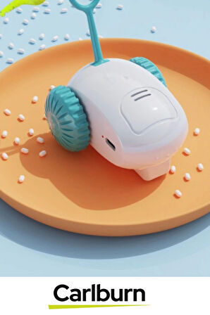 Özel Üretim İnteraktif Hafif Oyun Açma Kapama Düğmeli Dayanıklı Usb Şarjlı Robot Kedi Oyuncağı