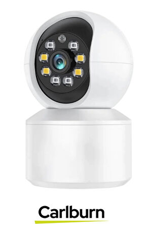 Çift Yönlü Dinleme Konuşma Gece Görüş 360 Derece Panoramik Uygulama Destek Wi-Fi Ev Güvenlik Kamera