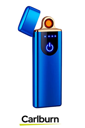 Premium Usb Şarjlı Rüzgardan Etkilenmez Dayanıklı Uzun Ömürlü Dokunmatik Alevsiz Elektrikli Çakmak