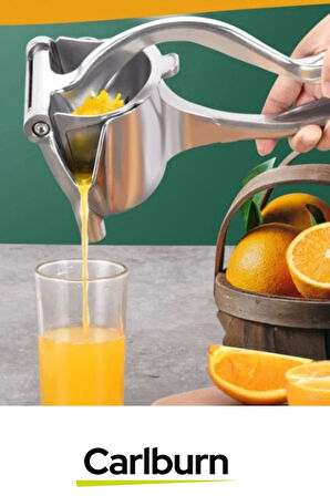 Özel Üretim Zararsız Yüzey Kaplamalı Portakal Limon Nar Paslanmaz Metal Meyve Sıkacağı El Presi