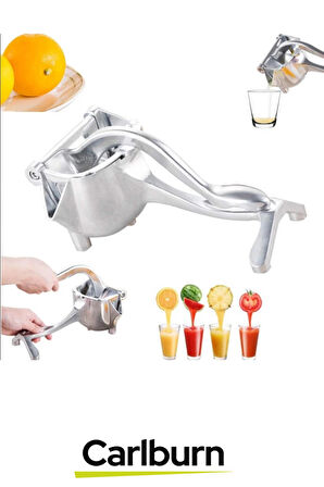 Özel Üretim Zararsız Yüzey Kaplamalı Portakal Limon Nar Paslanmaz Metal Meyve Sıkacağı El Presi