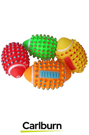 Özel Üretim Dayanıklı Evcil Hayvan Etkili Dikenli Sesli Köpek Diş Kaşıma Temizleme Topu