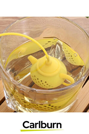 Özel Tasarım Yıkanabilir Minimalist Taşınabilir Bitki Çayı Çaydanlık Tasarımlı Çay Demleme Süzgeci