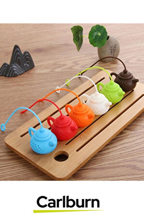 Özel Tasarım Yıkanabilir Minimalist Taşınabilir Bitki Çayı Çaydanlık Tasarımlı Çay Demleme Süzgeci