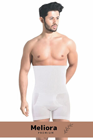 Özel Üretim Fit Görünüm Sağlayan Inceltici Rahat Atlet Ve Boxer Inceltici Erkek Korse 2'li Set