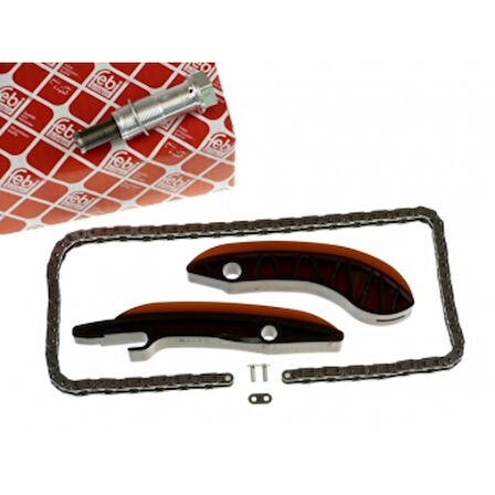 Bmw Zincir Seti Ust Zincir+x2kizak+gerici Bmw B37 B47 N47 N57 M57 D30 Bmw E87 E90 F10 F30 F20 E84 F48 E8 - Febi 49518